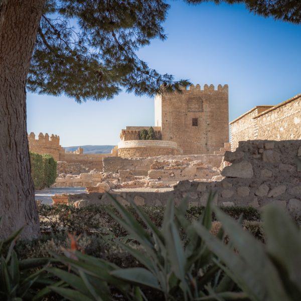 Alcazaba Almeria Fort Andalusië Architectuur Costa de Almeria Alcazaba Almeria Fort Andalusië Architectuur Costa de Almeria