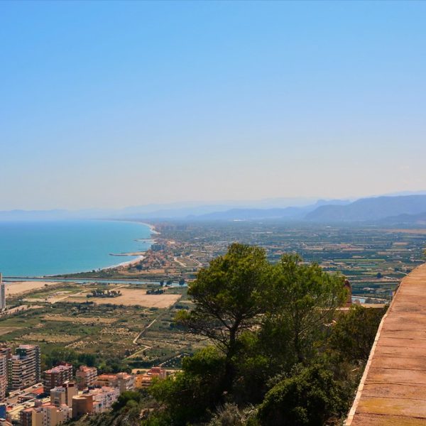 Bovenaanzicht steden Costa de Valencia