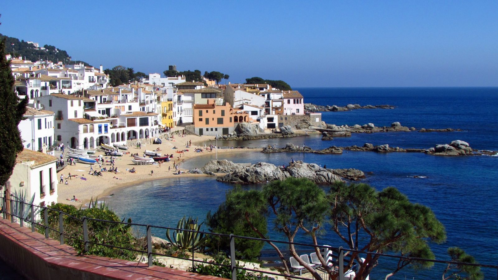 Calella Zee Strand Calella De Palafrugell, Costa Brava