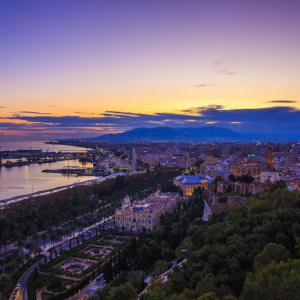 Malaga Spanje Strand Zee Oceaan Analuzja