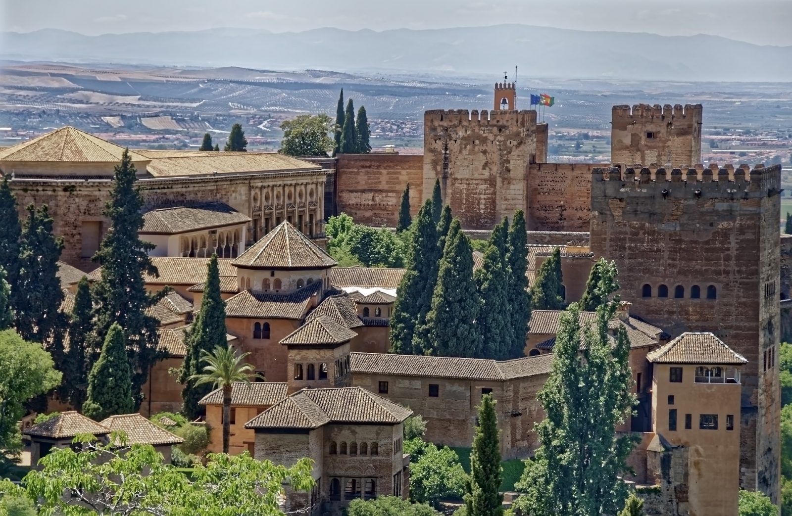 Spanje Granada Alhambra Vesting Kasteel