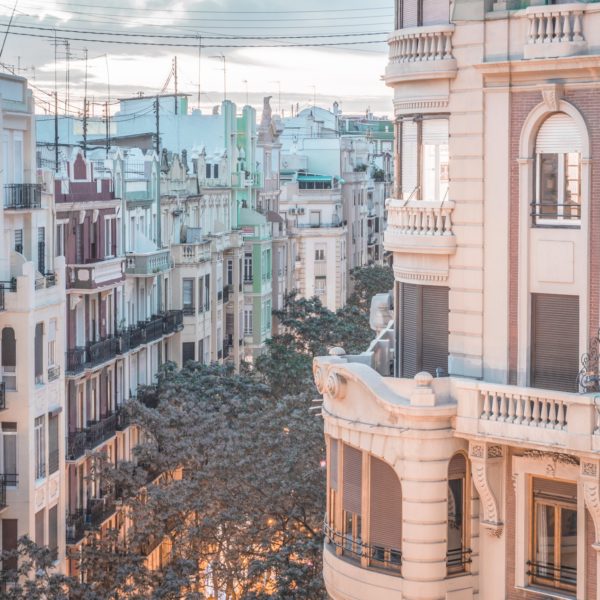 Valencia Spain City Daylight street