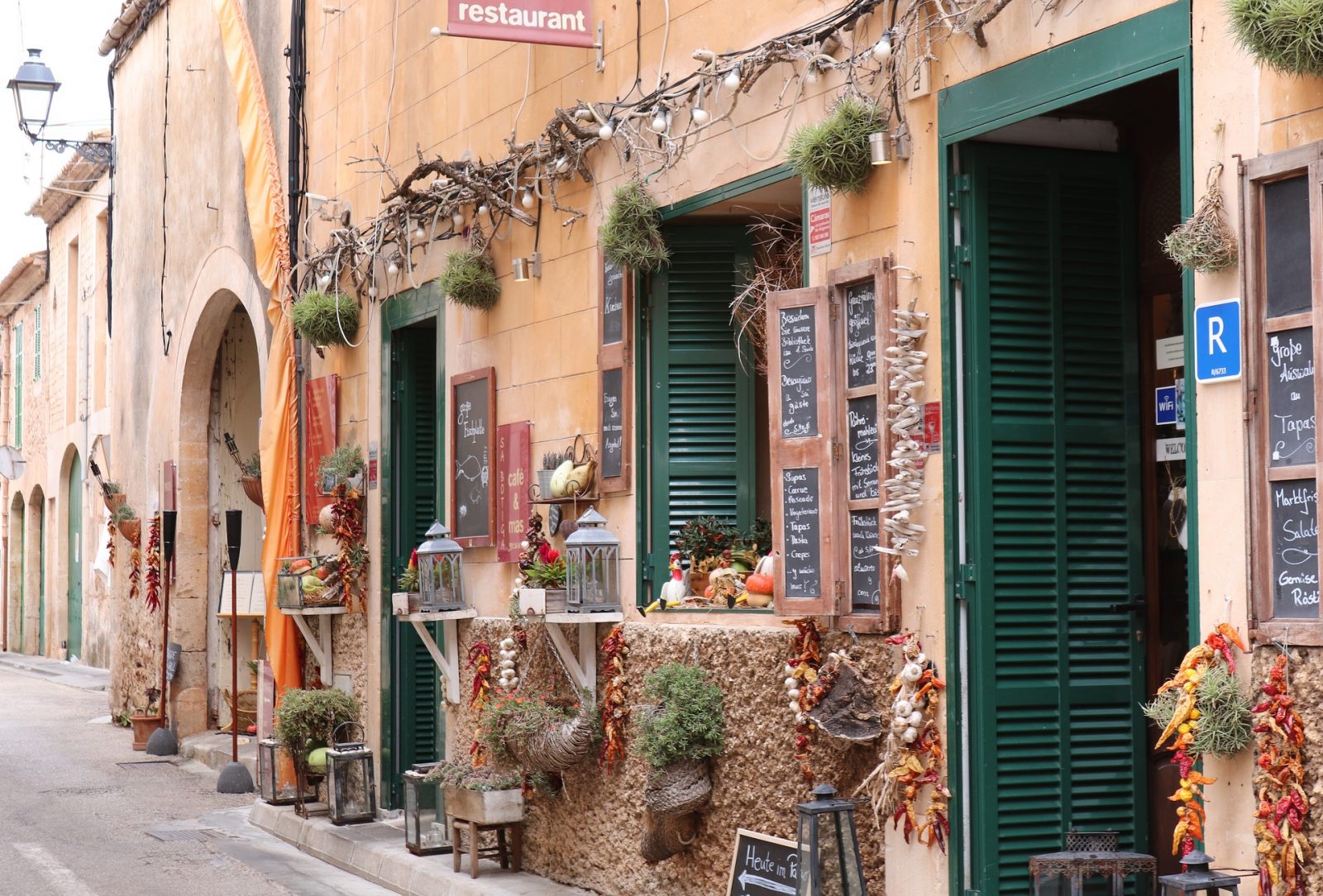 Winkels Mediterrane Steeg Restaurant Mallorca Weg